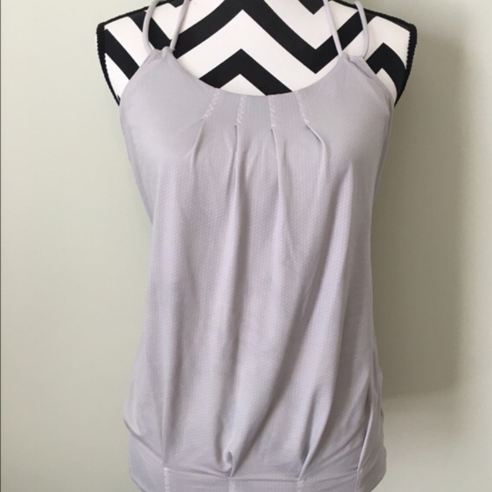 Grey Lululemon tank top